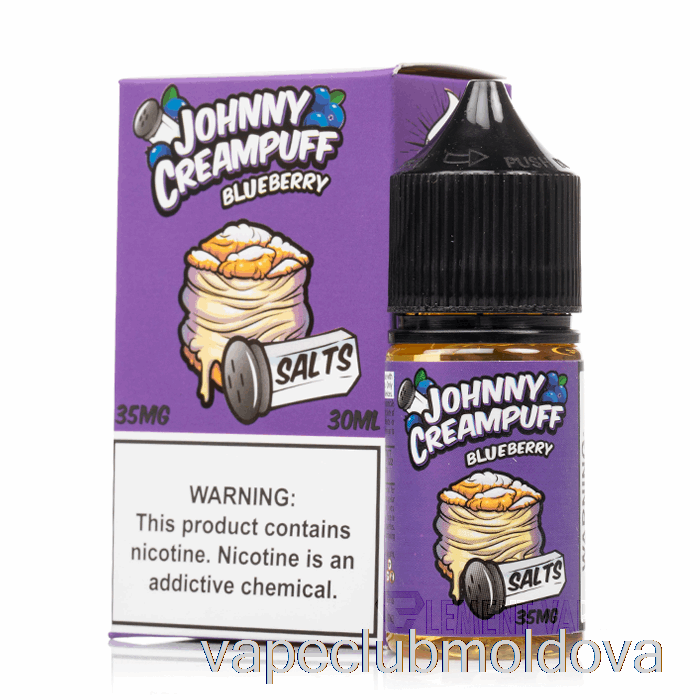 Kit Vape Pod Afine - Săruri Johnny Creampuff- 30ml 35mg